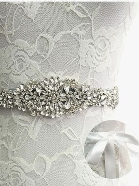 Bridal Crystal Rhinestone Wedding Dress Belt